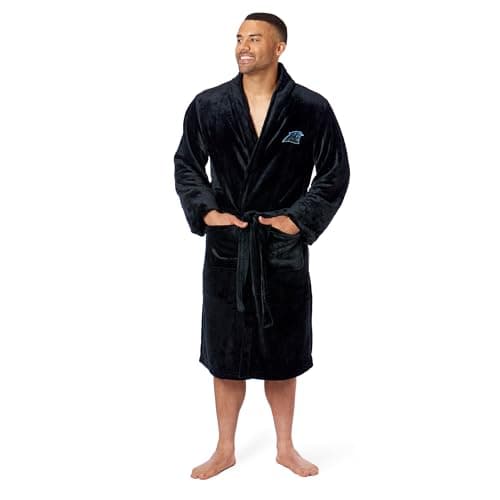 Carolina Panthers Silk Touch Bath Robe