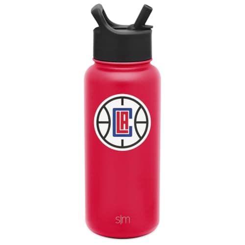 Los Angeles Clippers Insulated Water Bottle with Straw