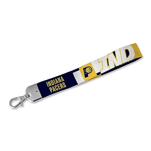 Indiana Pacers Wrist Lanyard Keychain