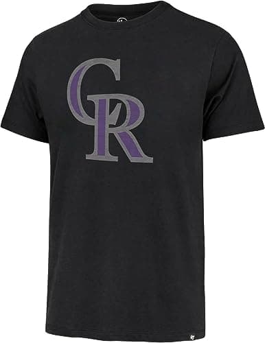 Colorado Rockies Distressed Logo T-Shirt