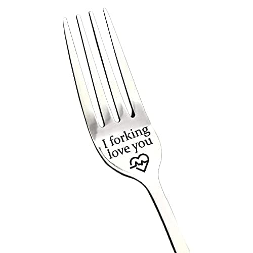 I Forking Love You Engraved Forks