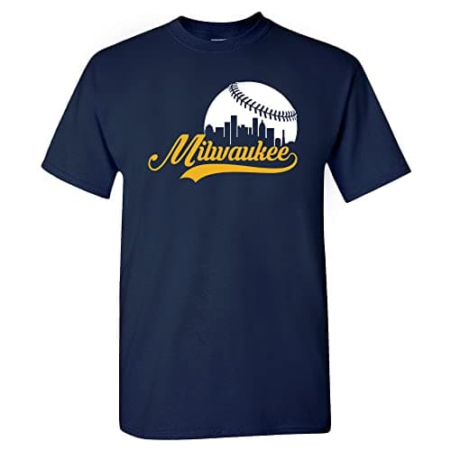 Milwaukee Baseball Skyline T-Shirt