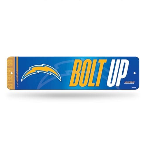 Los Angeles Chargers Metal Street Sign