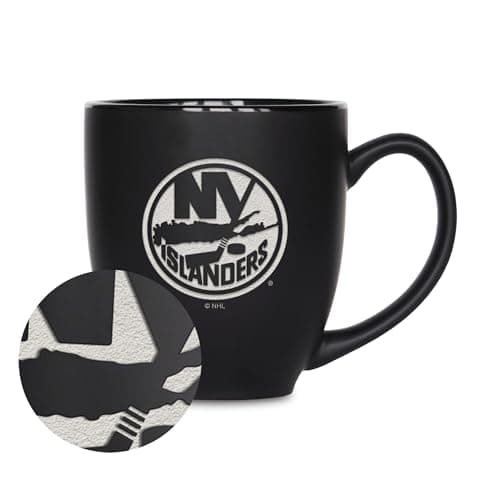 New York Islanders Engraved Ceramic Mug