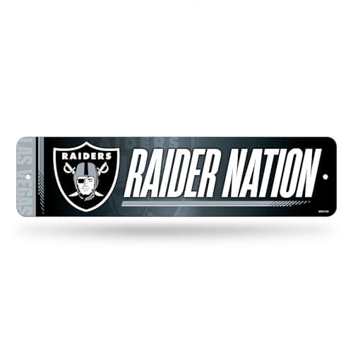 Las Vegas Raiders Metal Street Sign