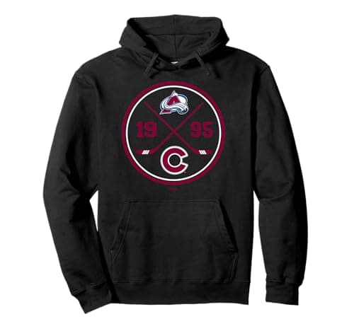 Colorado Avalanche Black Pullover Hoodie