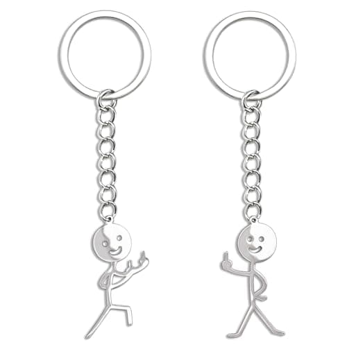 Middle Finger Keychain Gift