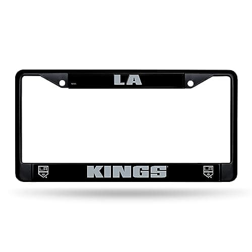 Los Angeles Kings Black Chrome License Frame