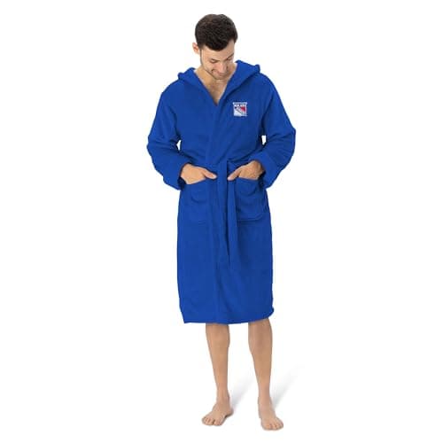 New York Rangers Hooded Silk Touch Robe