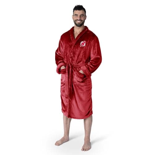 New Jersey Devils Silk Touch Bath Robe