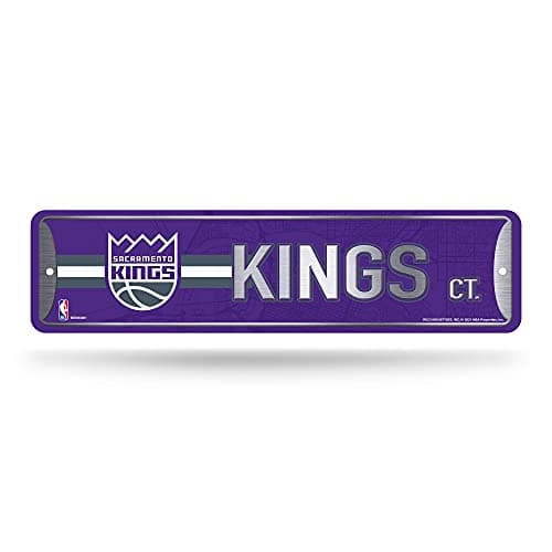 Sacramento Kings Metal Street Sign