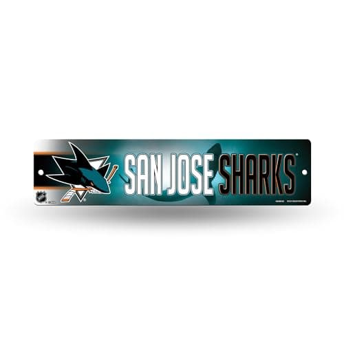 San Jose Sharks Plastic Street Sign