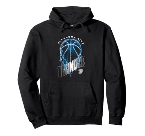 Oklahoma City Thunder Lightning Bolt Hoodie