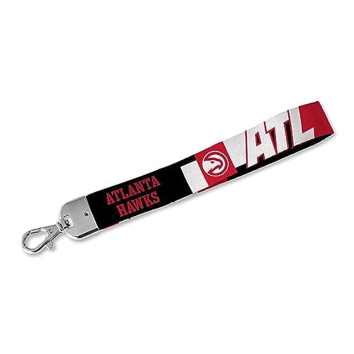 Atlanta Hawks Wrist Lanyard Keychain