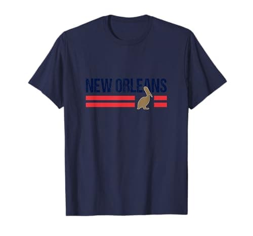 New Orleans Pelicans Retro Stripes T-Shirt