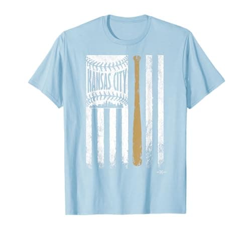 Kansas City Baseball Flag T-Shirt