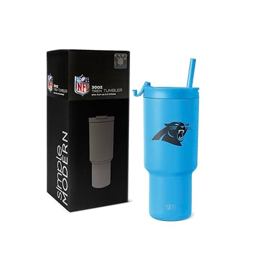 Carolina Panthers Insulated Tumbler with Flip Lid