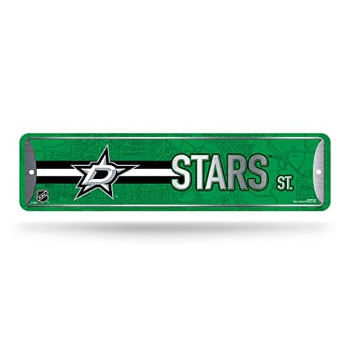 Dallas Stars Metal Street Sign