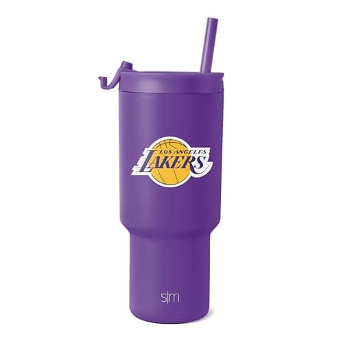 Los Angeles Lakers 30oz Insulated Tumbler with Straws