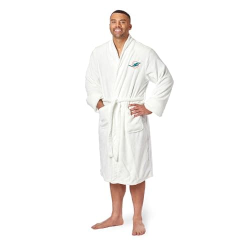 Miami Dolphins Silk Touch Bath Robe