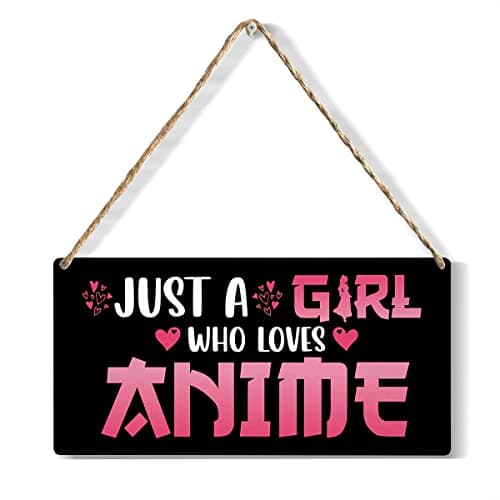 Anime Lovers Wooden Sign