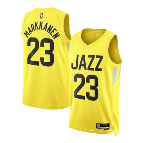 Lauri Markkanen Yellow Icon Edition Jersey