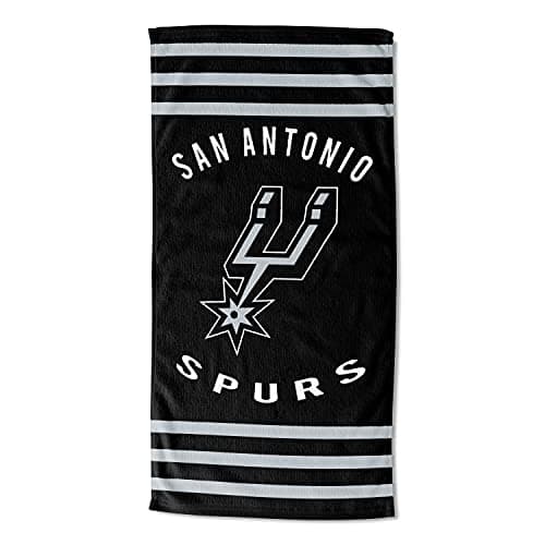 San Antonio Spurs Striped Beach Towel