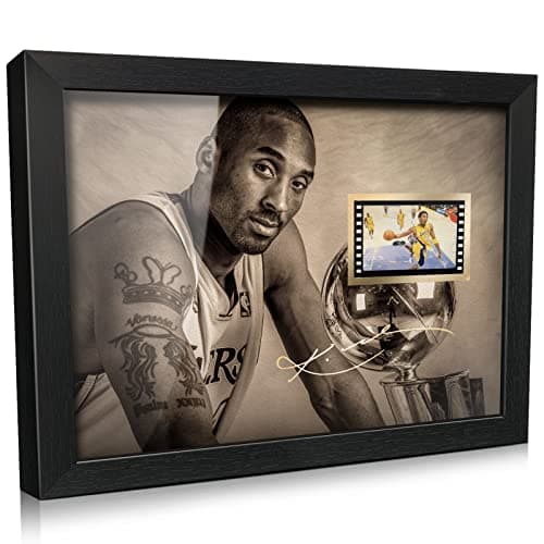 Kobe Bryant Framed Poster with Film Display