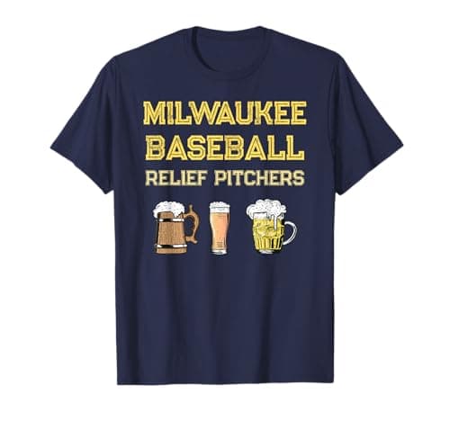 Milwaukee Baseball & Beer Retro T-Shirt