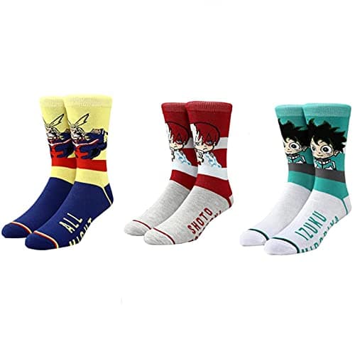 My Hero Academia Character Socks 3-Pack