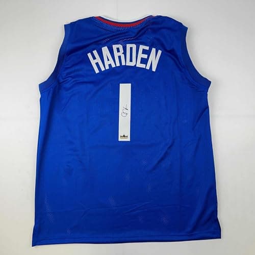 James Harden Autographed Basketball Jersey