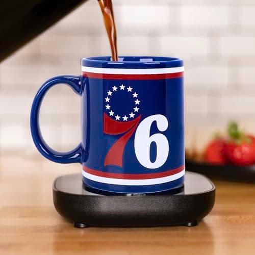 Philadelphia 76ers Mug Warmer with Mug