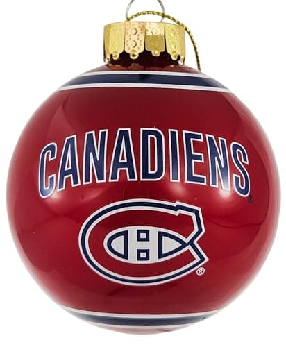 Montreal Canadiens Glass Ball Ornament