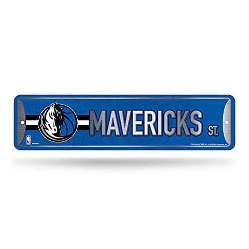 Dallas Mavericks Metal Street Sign