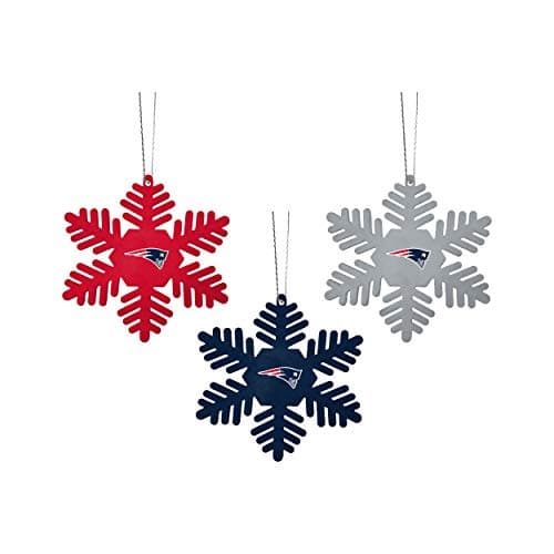 New England Patriots Christmas Ornament Set