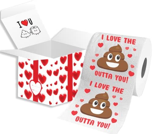 Poop Emoji Toilet Paper Prank Gift