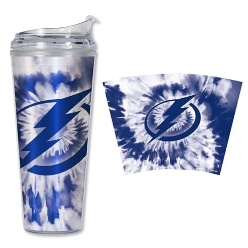 Tampa Bay Lightning Tie Dye Tumbler