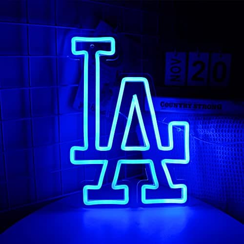 Dodgers Neon Sign for Man Cave Decor