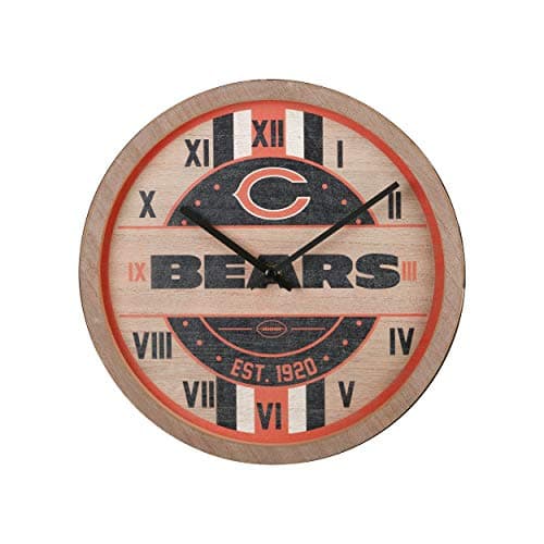 Chicago Bears Barrel Wall Clock