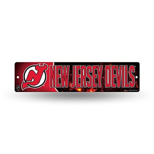 New Jersey Devils Plastic Street Sign