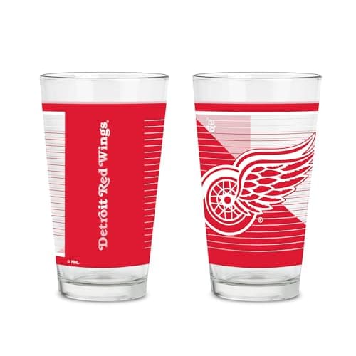 Detroit Red Wings Pint Glass Set