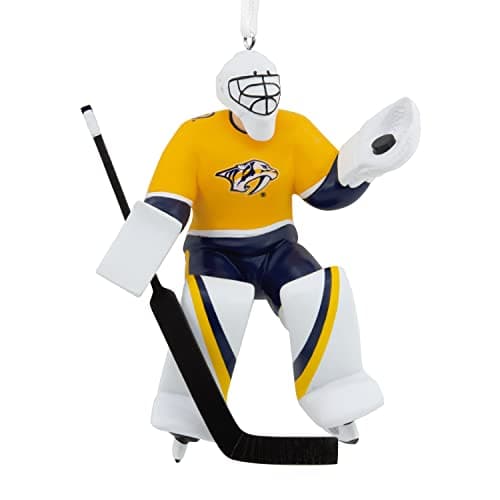 Nashville Predators Goalie Christmas Ornament