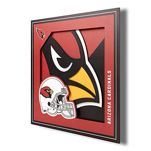 Arizona Cardinals 3D Logo Wall Art