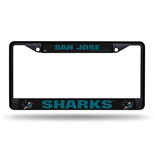 San Jose Sharks Chrome License Plate Frame