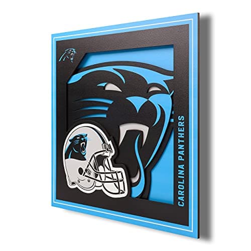 Carolina Panthers 3D Logo Wall Art