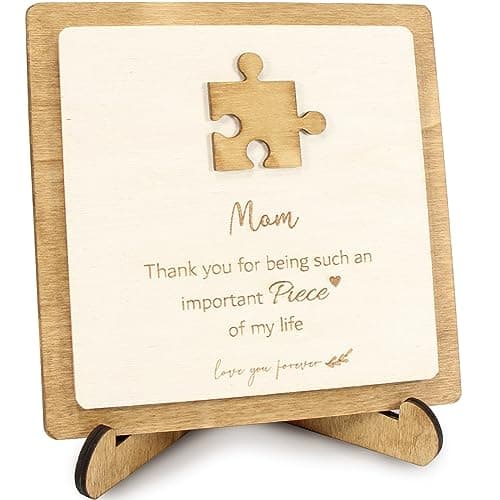 Wooden Puzzle Plaque for Mom