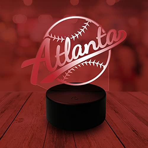 3D Baseball Night Light with Remote