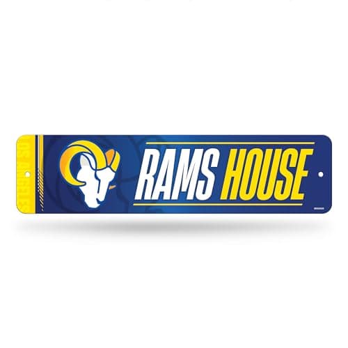 Los Angeles Rams Metal Street Sign