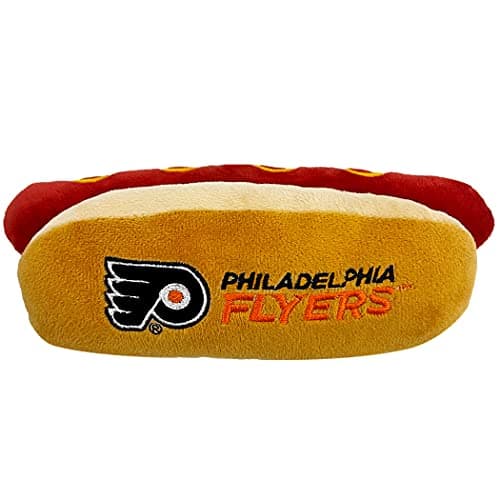 Philadelphia Flyers Hot Dog Squeak Toy