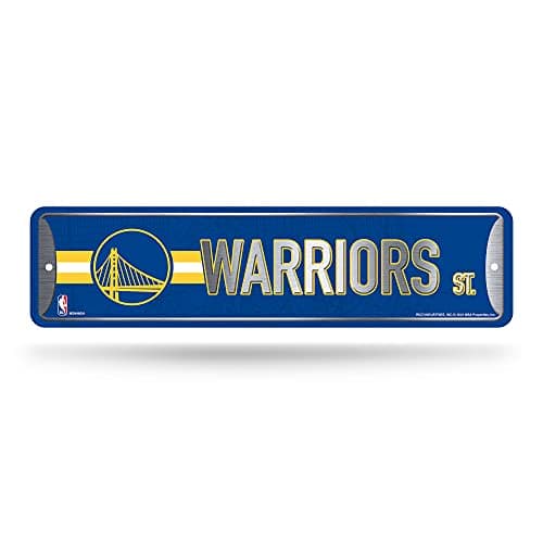 Golden State Warriors Metal Street Sign